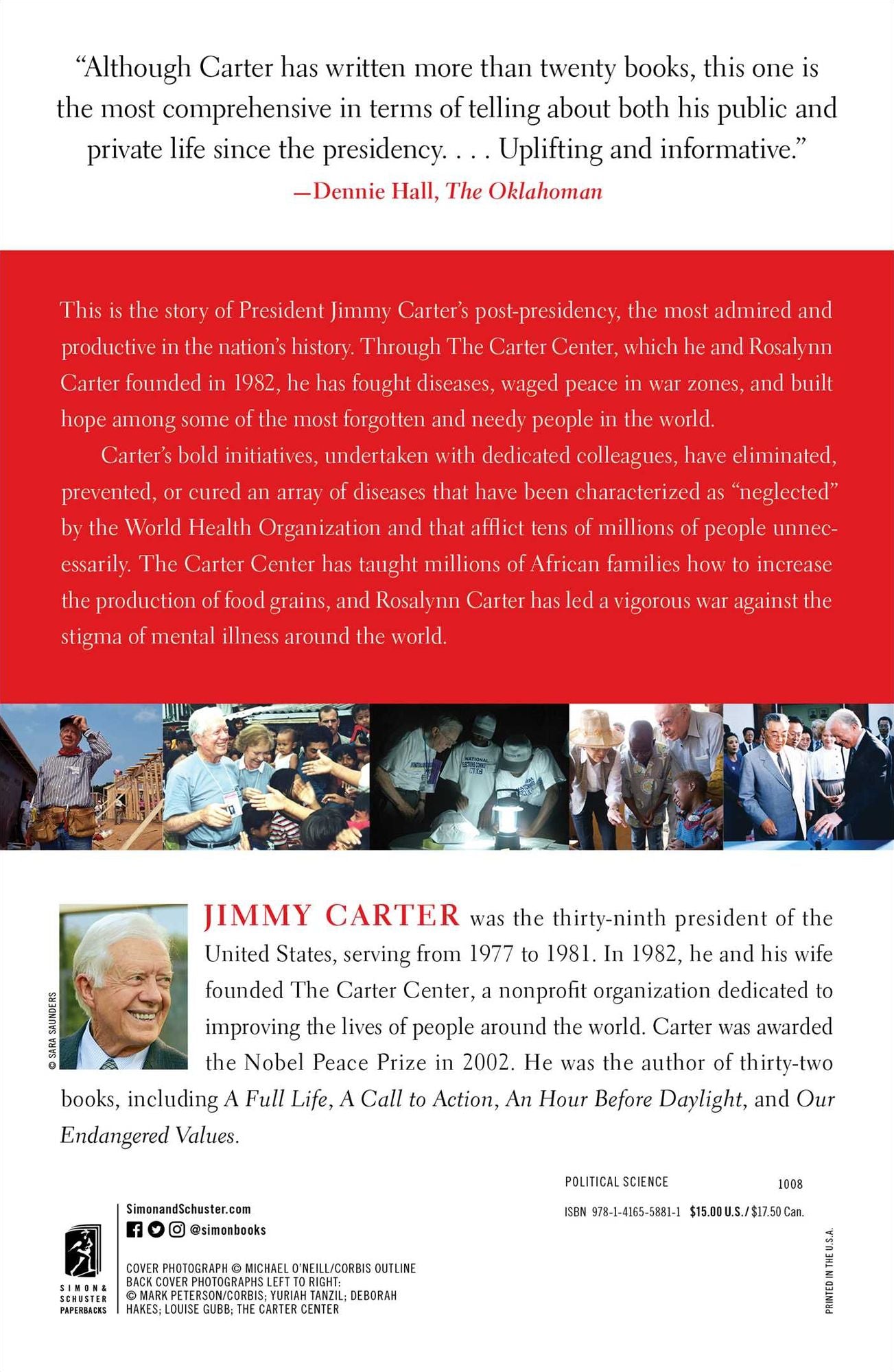 Beyond the White House: Waging Peace, Fighting Disease, Building Hope