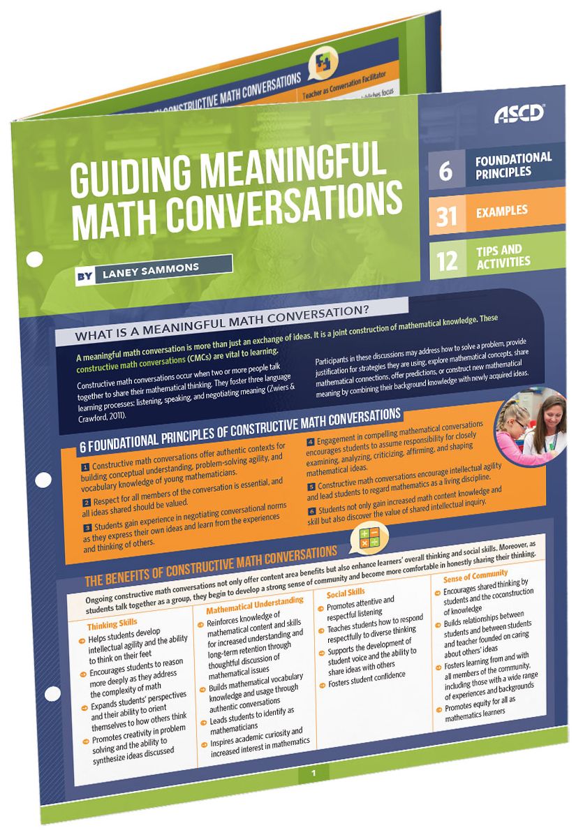 Guiding Meaningful Math Conversations (Quick Reference Guide)