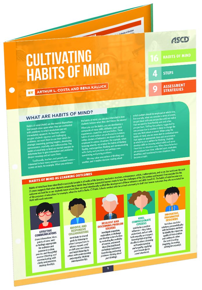 Cultivating Habits of Mind (Quick Reference Guide)