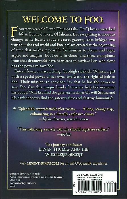 Leven Thumps and the Gateway to Foo (Leven Thumps Series #1)