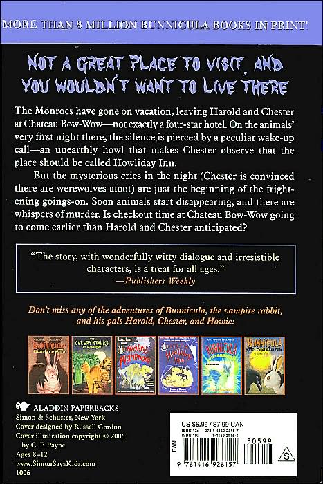 Howliday Inn (Bunnicula Series)