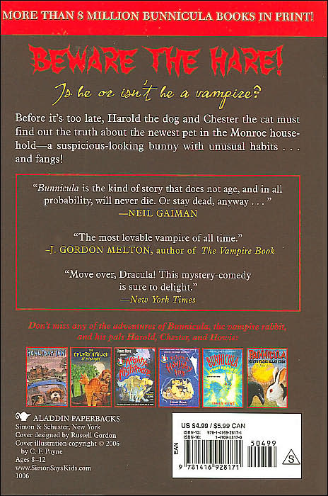 Bunnicula: A Rabbit-Tale of Mystery (Bunnicula Series #1)