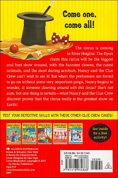 The Circus Scare (Nancy Drew and the Clue Crew Series #7)