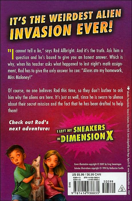 Aliens Ate My Homework (Alien Adventures Series #1)