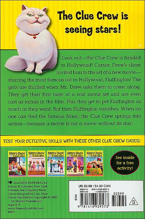 Lights, Camera ... Cats! (Nancy Drew and the Clue Crew Series #8)