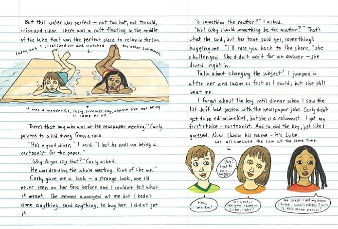 Amelia's Itchy-Twitchy, Lovey-Dovey Summer at Camp Mosquito