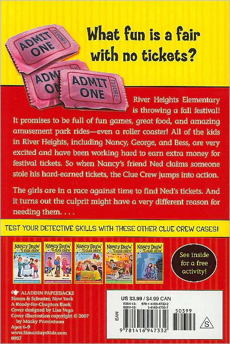 Ticket Trouble (Nancy Drew and The Clue Crew Series #10)