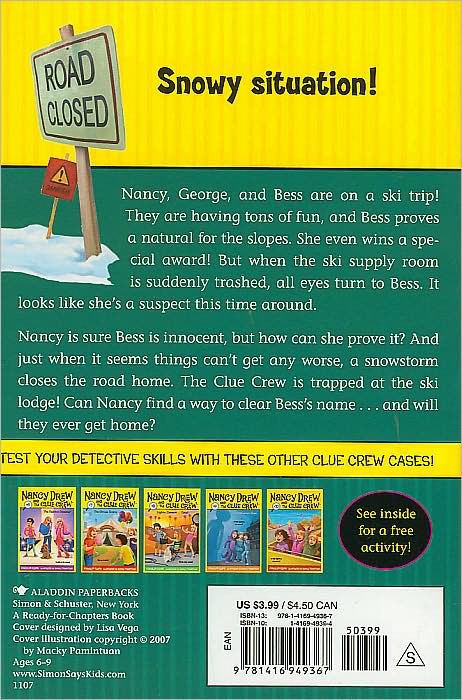 Ski School Sneak (Nancy Drew and the Clue Crew Series #11)