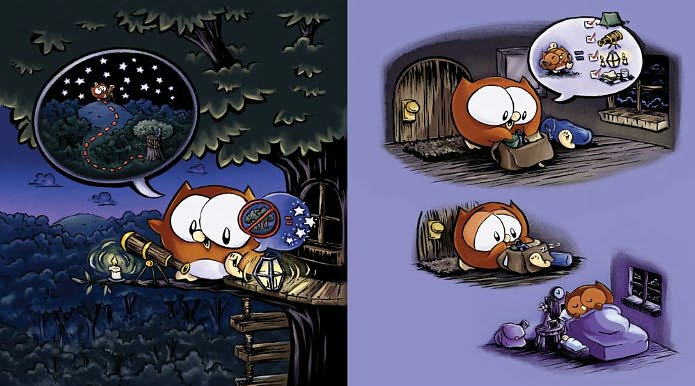 Owly & Wormy, Bright Lights and Starry Nights