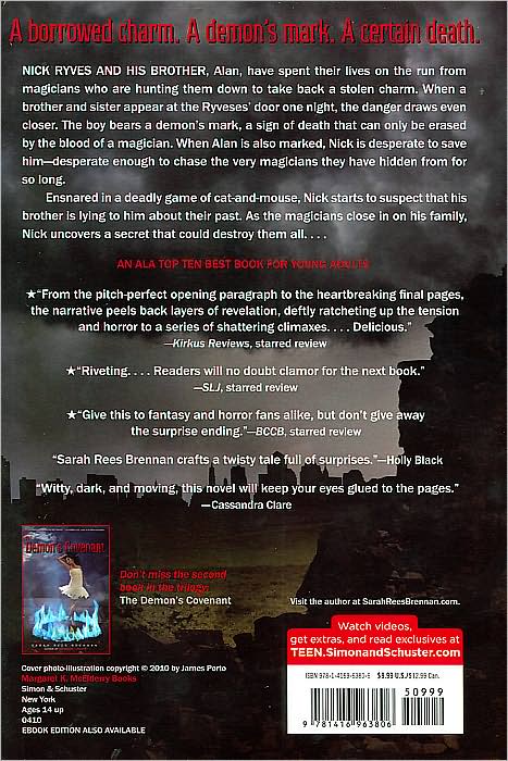 The Demon's Lexicon (Demon's Lexicon Series #1)