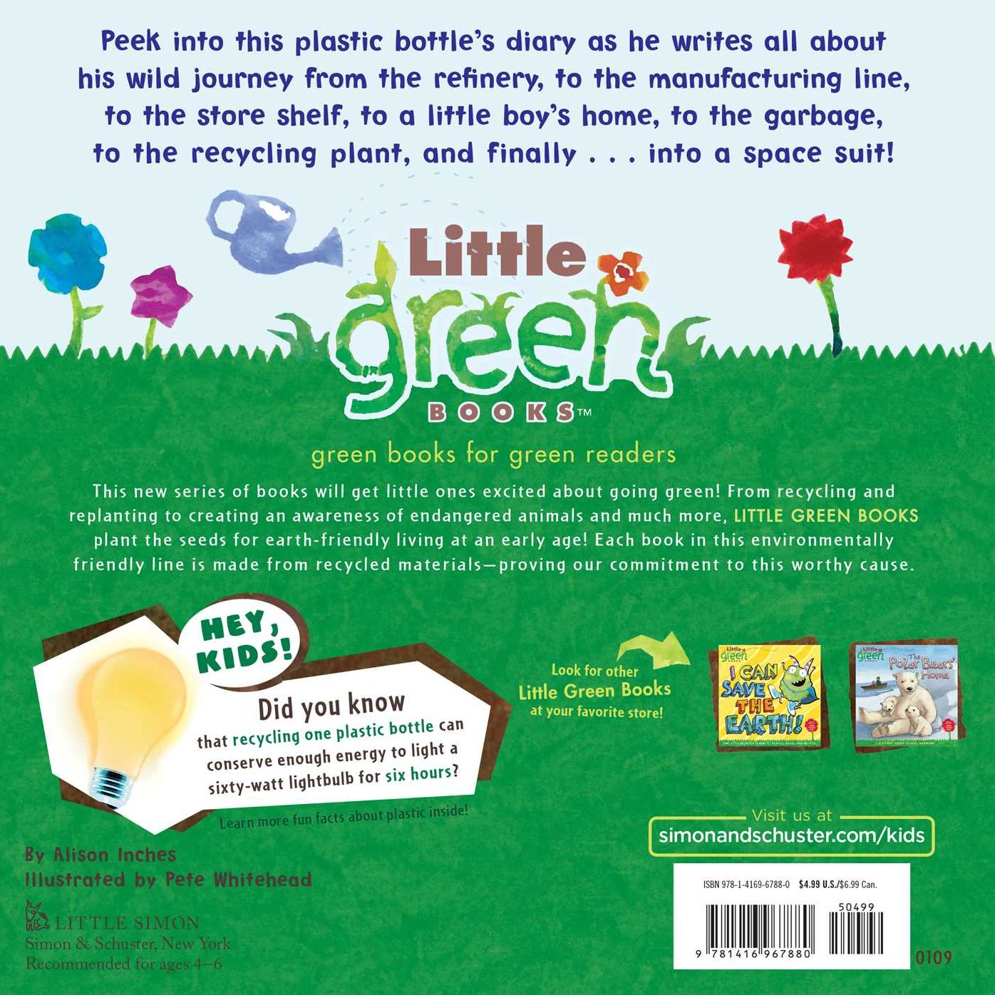 The Adventures of a Plastic Bottle: A Story about Recycling (Little Green Books Series)
