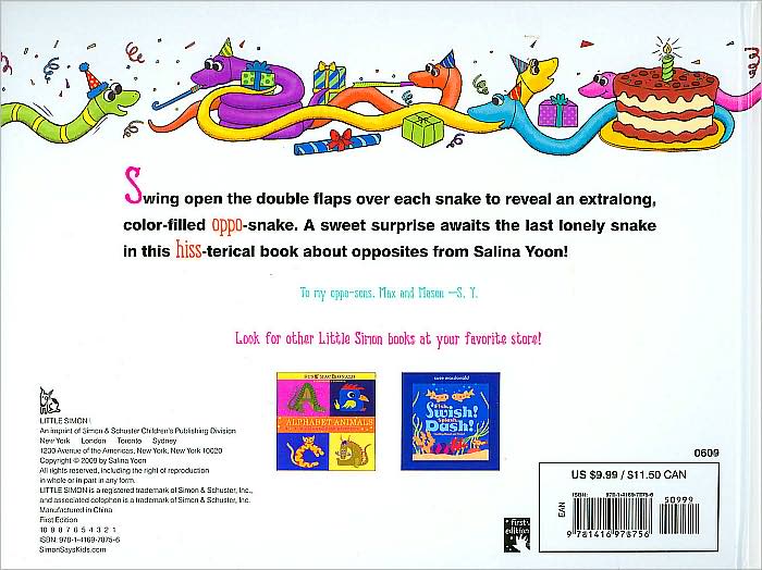 Opposnakes: A Lift-the-Flap Book About Opposites