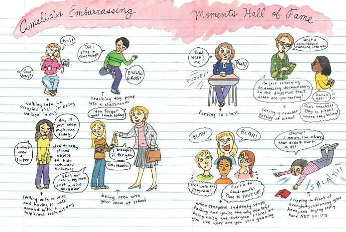 Amelia's Middle School Survival Guide: Amelia's Most Unforgettable Embarrassing Moments, Amelia's Guide to Gossip
