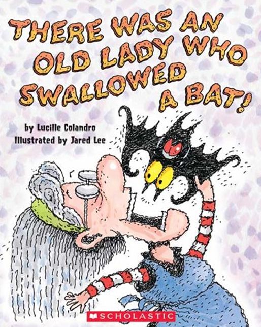 There Was An Old Lady Who Swallowed A Bat! (Turtleback School & Library Binding Edition)