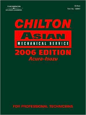 Chilton 2006 Asian Mechanical Service Manual Set of 3