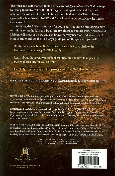 Encounters with God: Transforming Your Bible Study