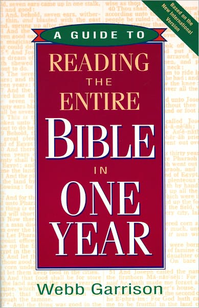 A Guide to Reading the Entire Bible in One Year