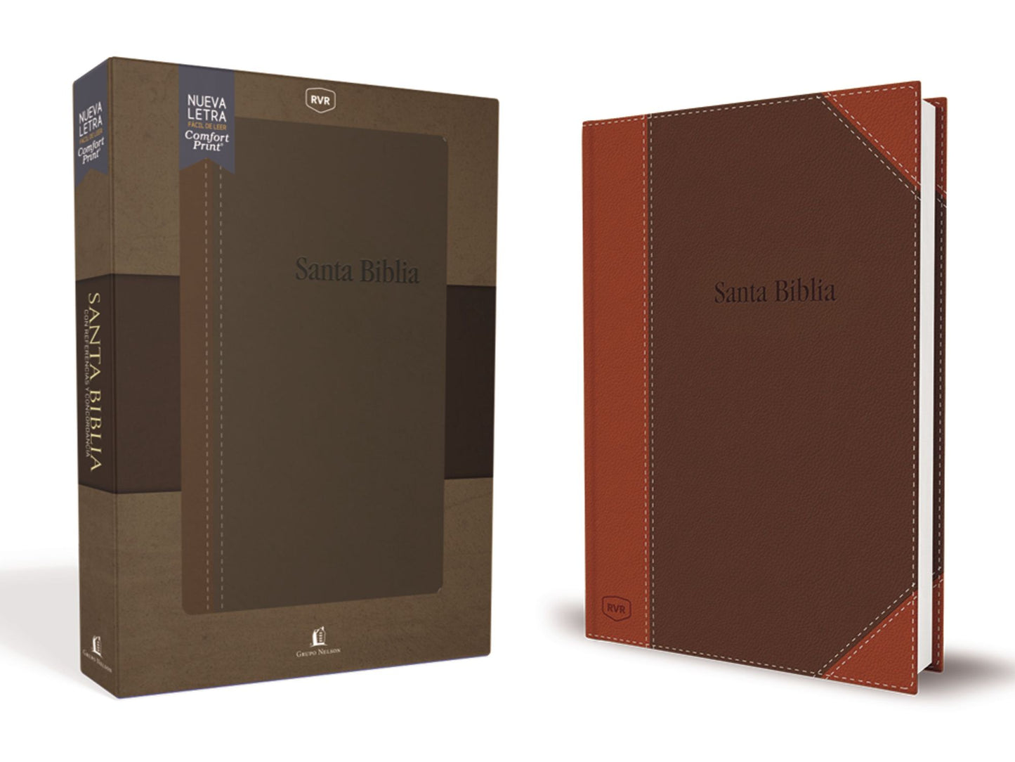 Santa Biblia Reina Valera Revisada Rvr, Con Referencias y Concordancia, Leathersoft, Contemporï¿½nea