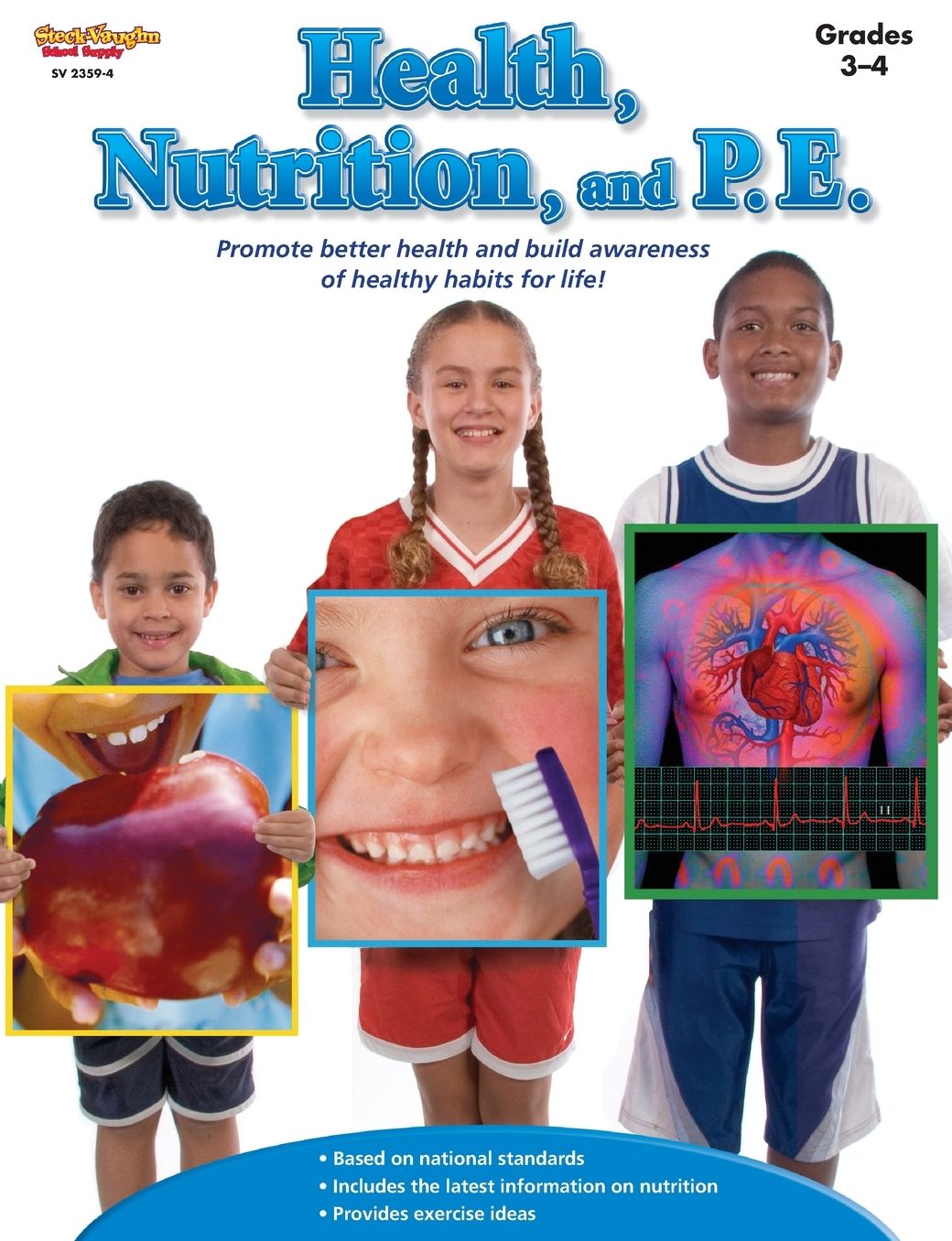 Health, Nutrition, and P.E.: Reproducible Grades 3-4