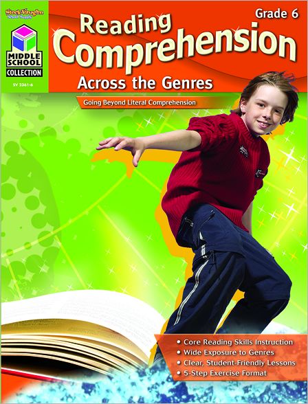 Reading Comprehension Across Genres, Grade 6