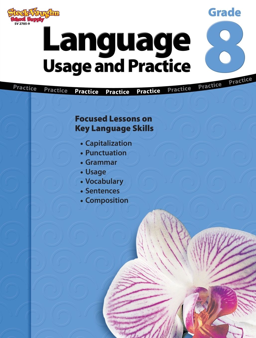 Steck-Vaughn Language Usage and Practice: Student Workbook Grade 8