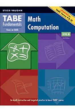 TABE Fundamentals: Student Edition Math Computation, Level M