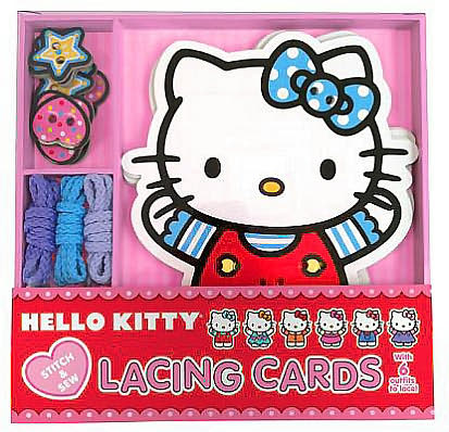 Hello Kitty Stitch & Sew Lacing Cards
