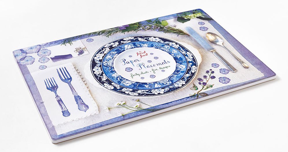 The Forest Feast Paper Placemats: 40 Sheets, 5 Designs