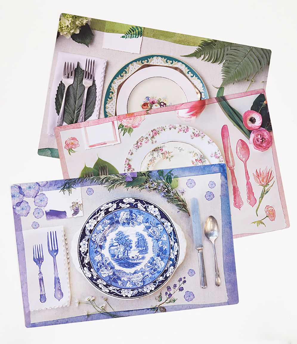 The Forest Feast Paper Placemats: 40 Sheets, 5 Designs