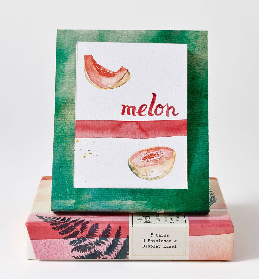 Forest Feast Print Collection: 8 Cards, 8 Envelopes, and a Display Easel