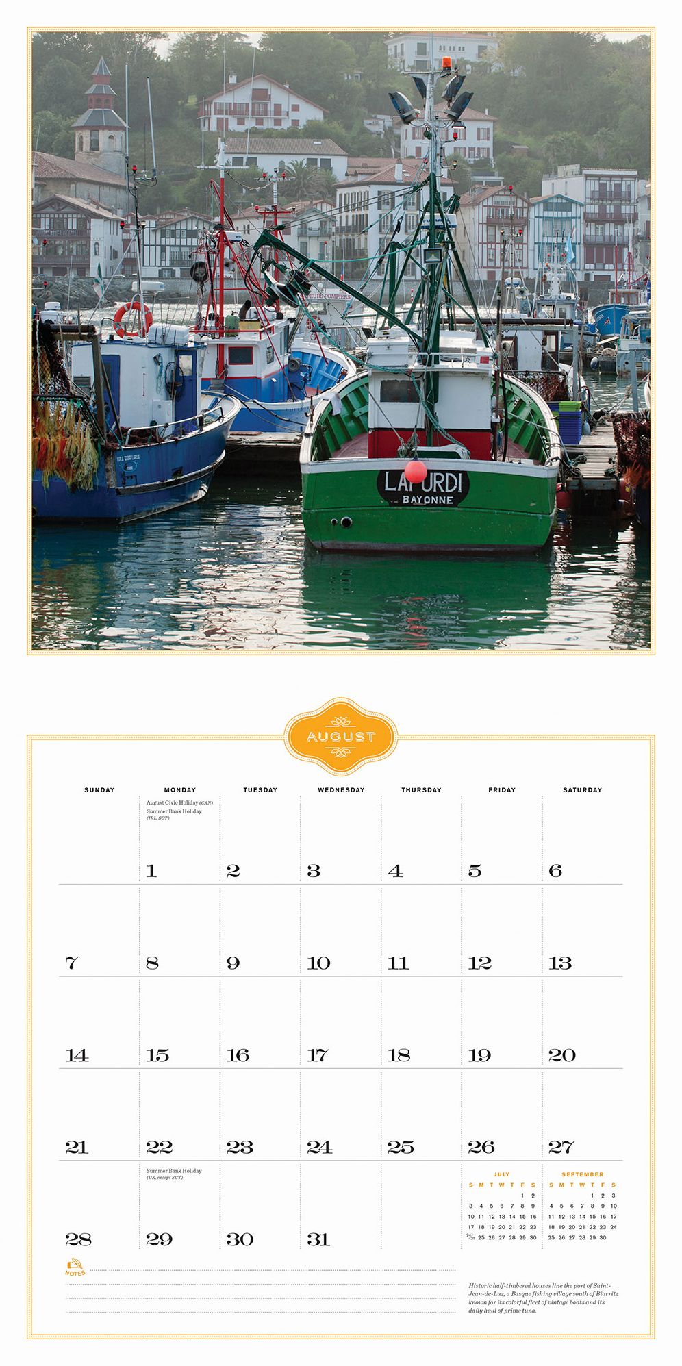 French Country 2016 Wall Calendar