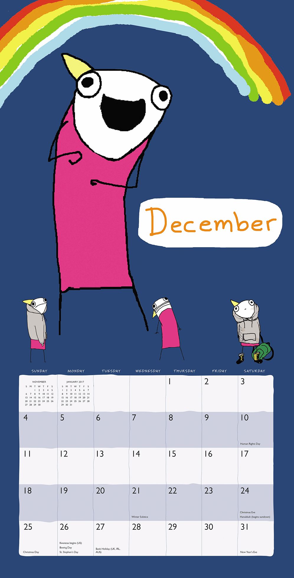 Hyperbole and a Half 2016 Wall Calendar