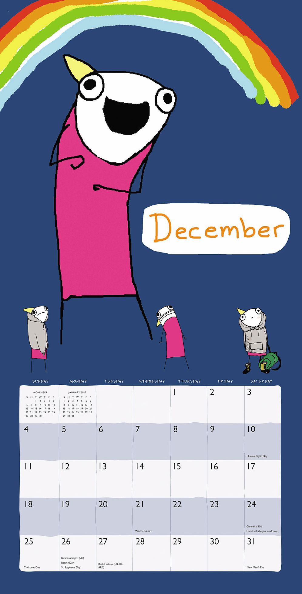 Hyperbole and a Half 2016 Wall Calendar