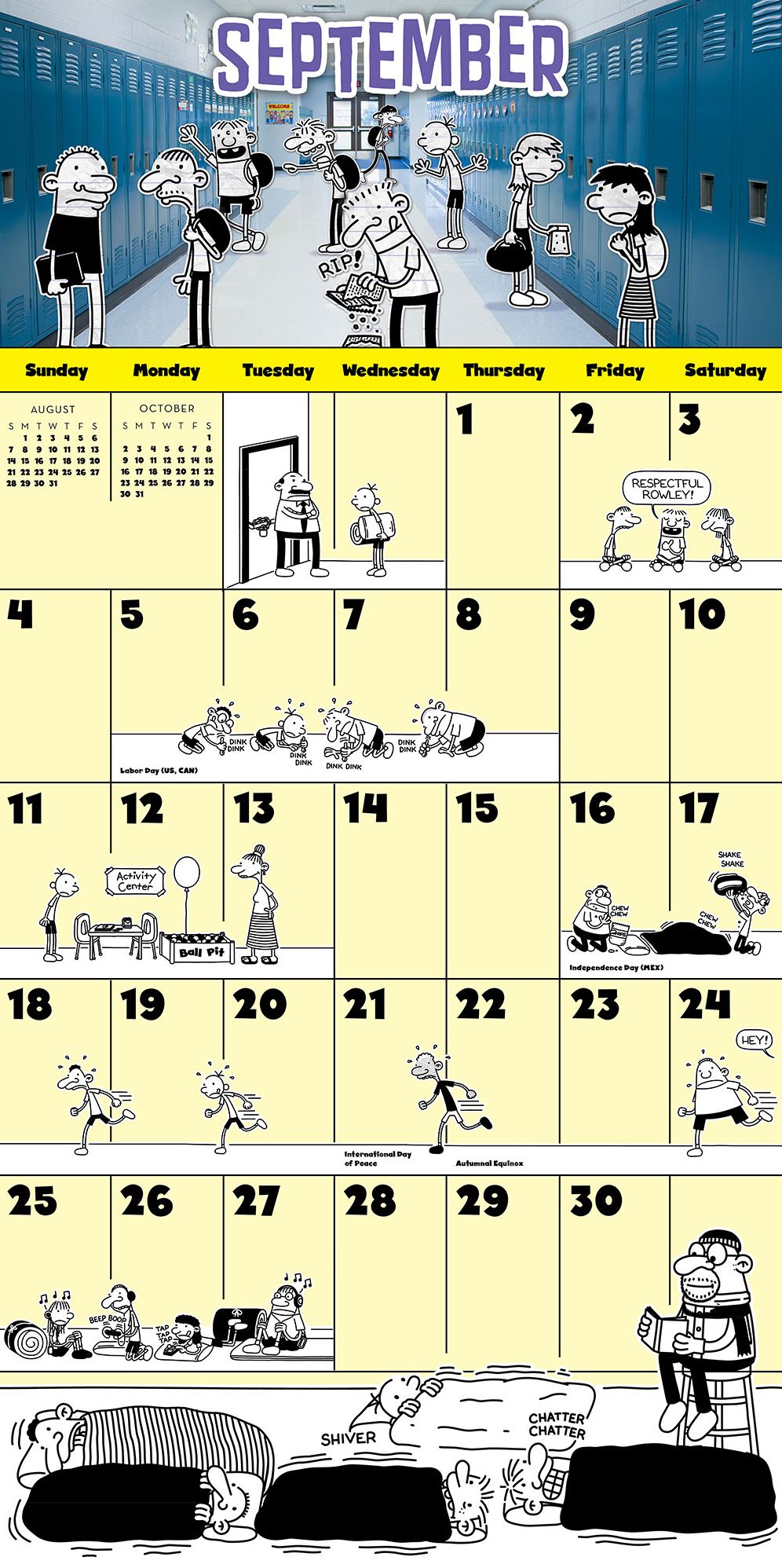 The Wimpy Kid 2016 Calendar