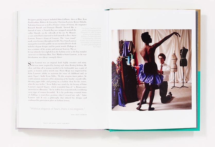 Vogue on Yves Saint Laurent