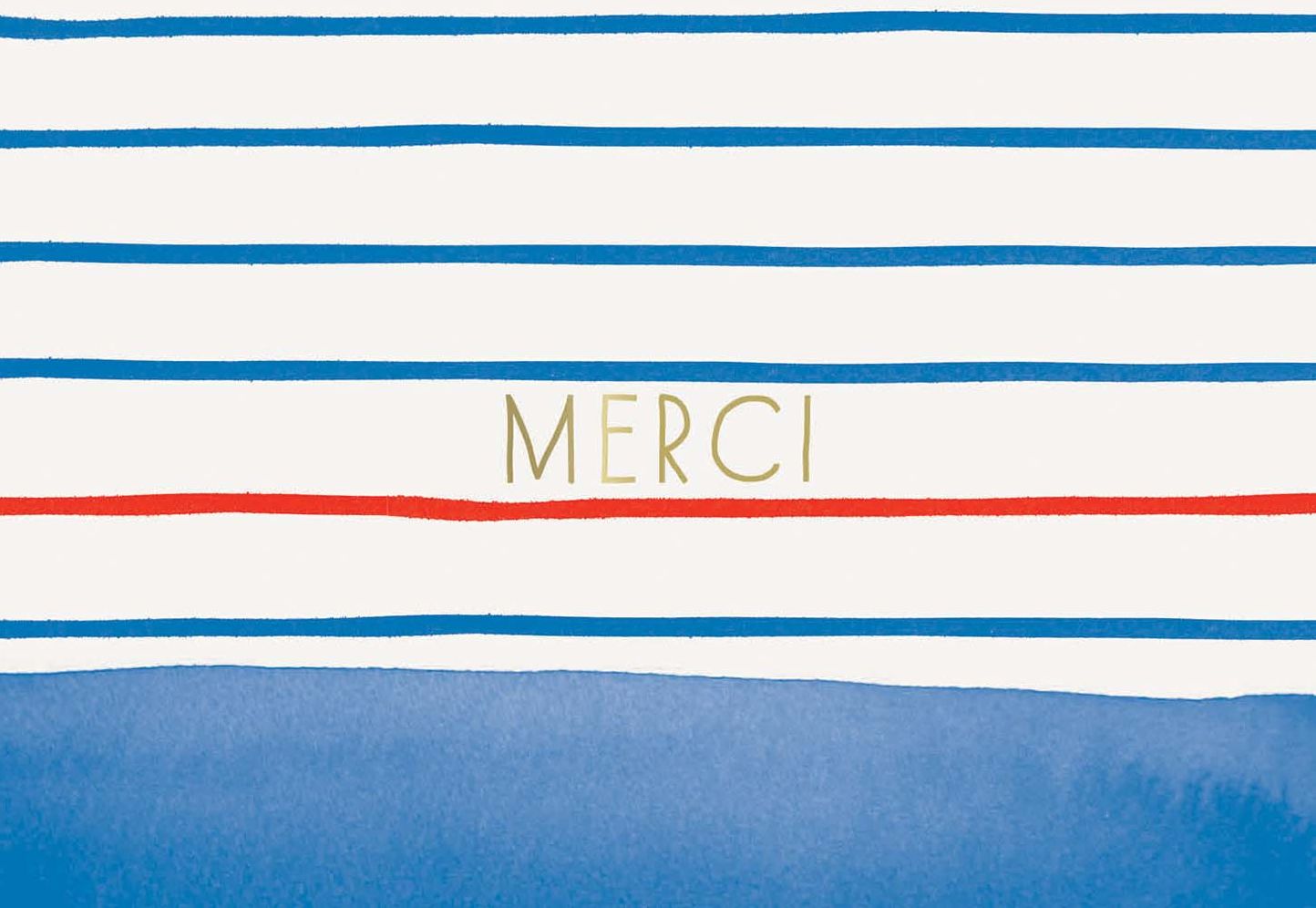 Paris Street Style Notecards: Merci