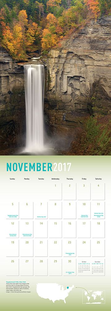 Great Escapes 2017 Wall Calendar: Awe-inspiring Places from Around the World