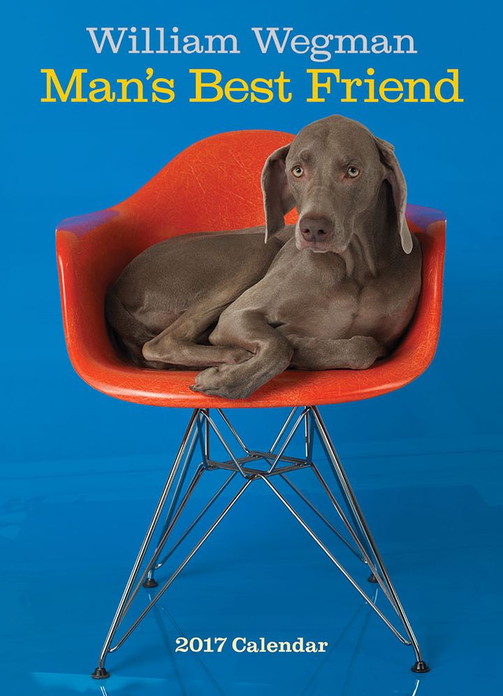 William Wegman Man's Best Friend 2017 Wall Calendar