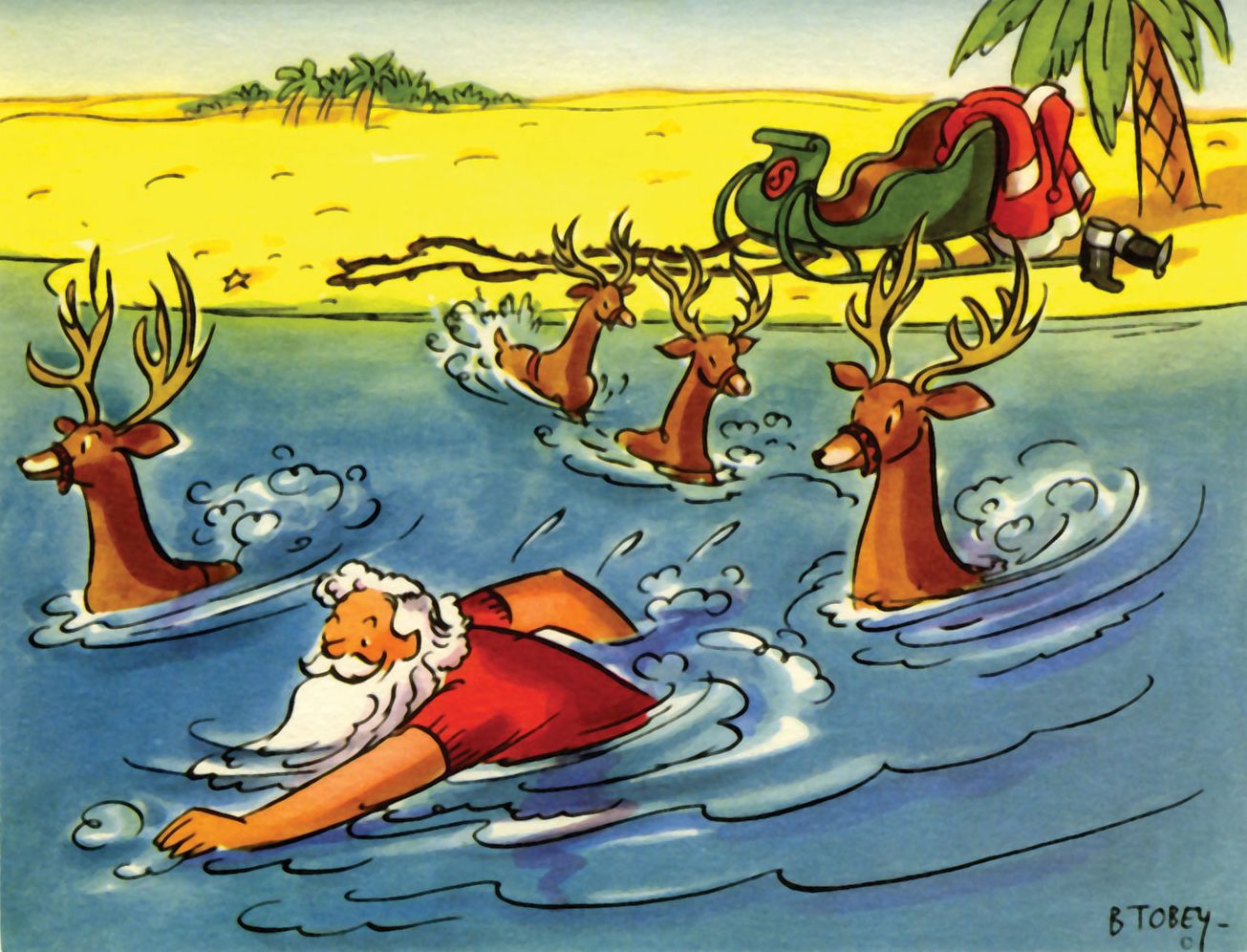 Waiting for Santa Pop-up Advent Calendar