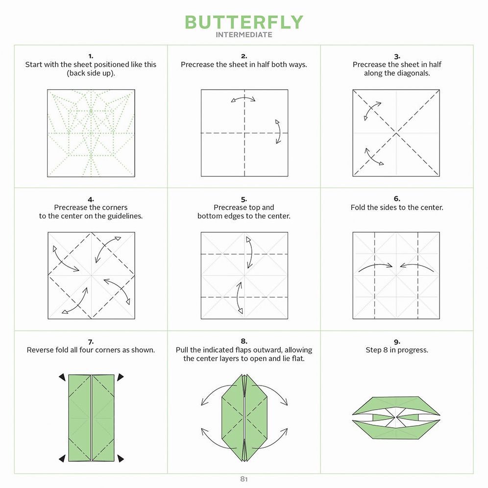 Color Origami: Botanica (Adult Coloring Book): 60 Birds, Bugs & Flowers to Color and Fold