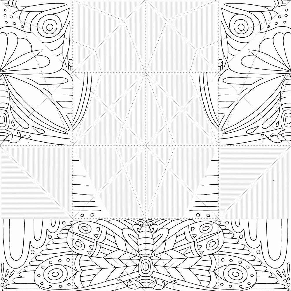 Color Origami: Botanica (Adult Coloring Book): 60 Birds, Bugs & Flowers to Color and Fold