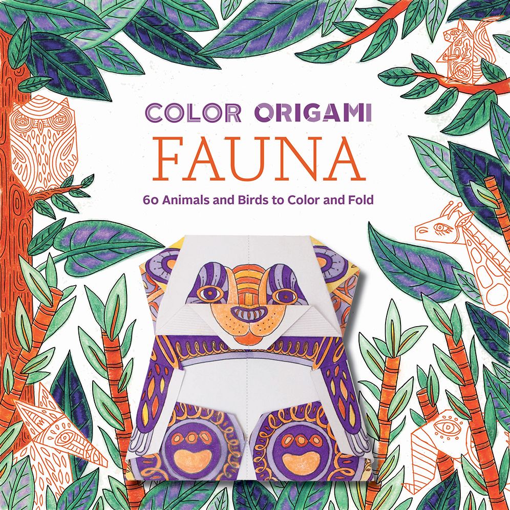Color Origami: Fauna (Adult Coloring Book): 60 Animals and Birds to Color and Fold
