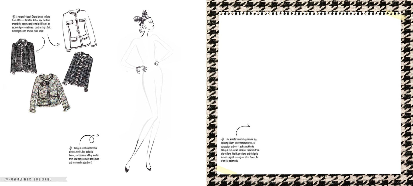 Sketch Your Style : A Guided Sketchbook for Drawing Your Dream Wardrobe