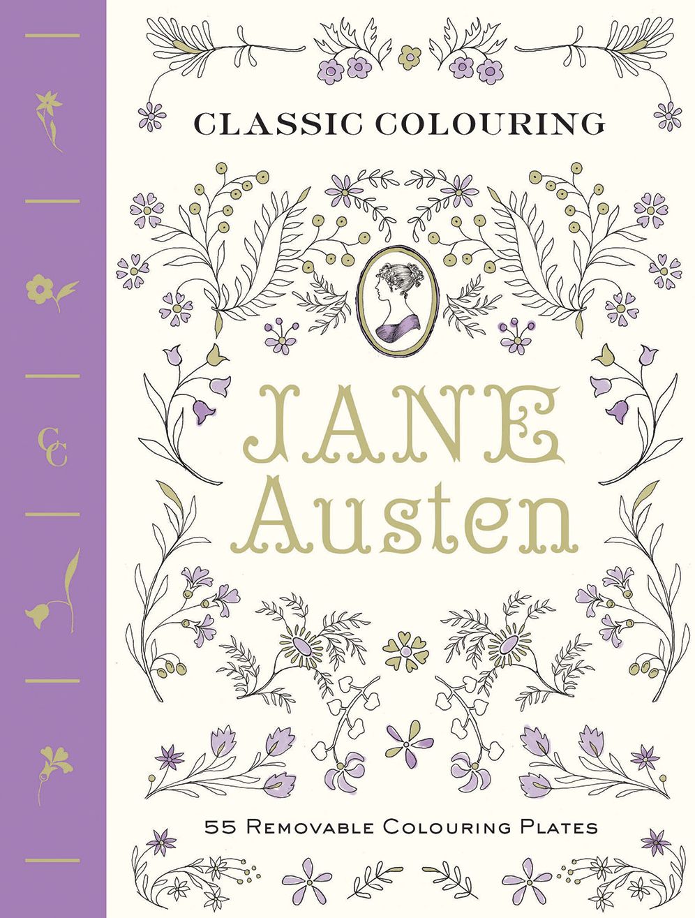 Classic Colouring: Jane Austen (Adult Colouring Book) [UK EDITION]: 55 Removable Colouring Plates