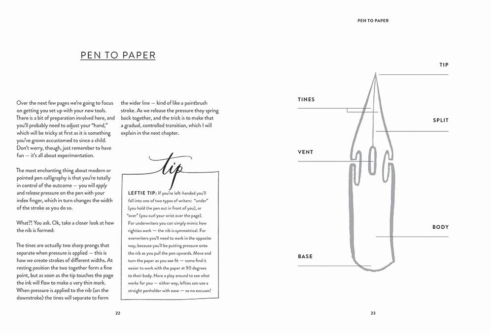 Nib + Ink: A Modern Calligraphy Sketchbook
