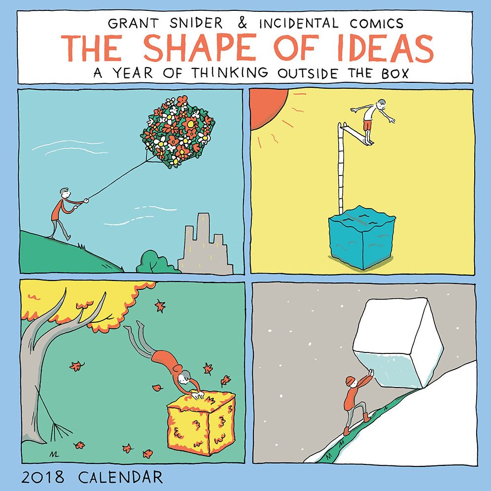 The Shape of Ideas 2018 Wall Calendar: A Year of Thinking Outside the Box