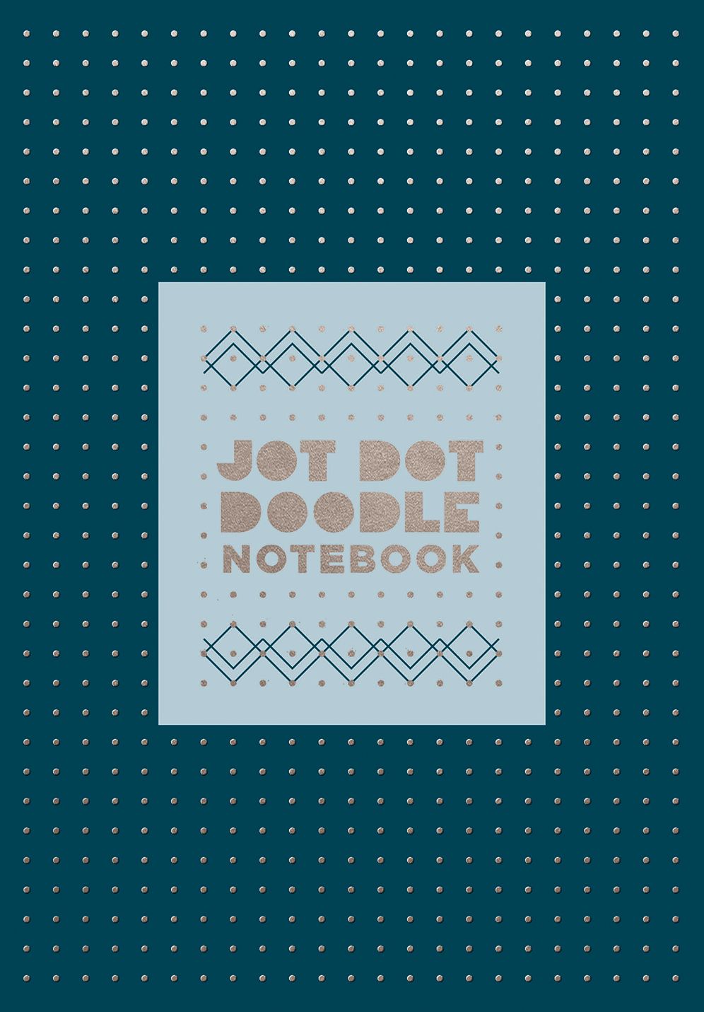 Jot Dot Doodle Notebook (Blue and Silver)