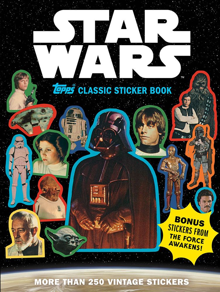 Star Wars Topps Classic Sticker Book