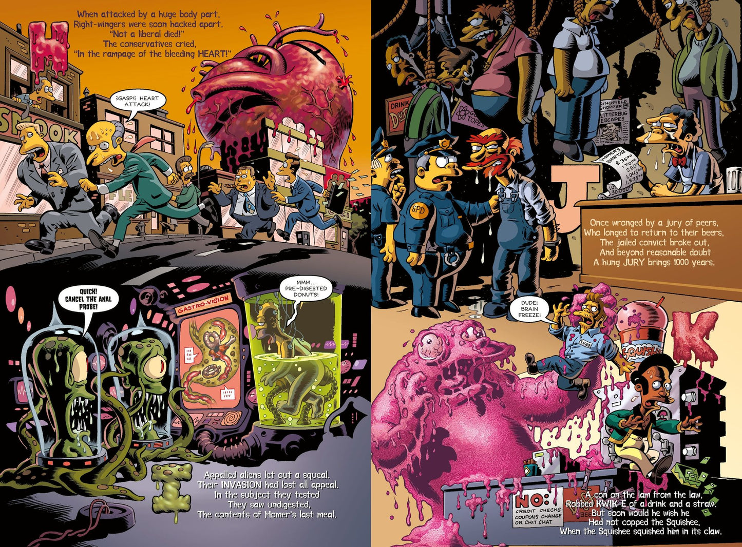 The Simpsons Treehouse of Horror Ominous Omnibus Vol. 3: Fiendish Fables of Devilish Delicacies