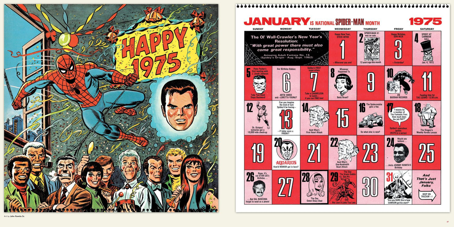 Mighty Marvel Calendar Book: A Visual History